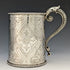 1864年 英国アンティーク 純銀(925シルバー) マグカップ 154g Robert Harper